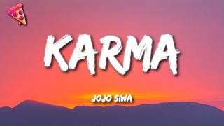 JoJo Siwa  Karma Lyrics [upl. by Leahcam]