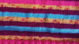 very easy kntting designmulticolor sweaterdesign [upl. by Burch]