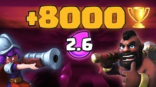 HOG 26 FINAL PUSH 8000 TROPHIES  CLASH ROYALE [upl. by Eissirc313]