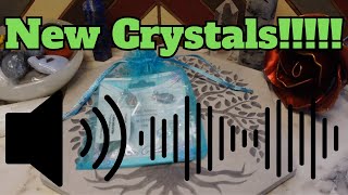 New Crystals from BlissCrystals and Doing A Sound Check [upl. by Munmro560]