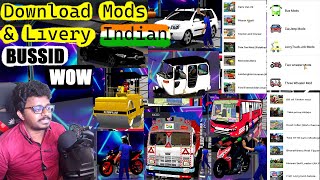 👌Download Indian BUSSID mods and Livery  Bus Simulator Indonesia Telugu Gamer World [upl. by Ranie583]