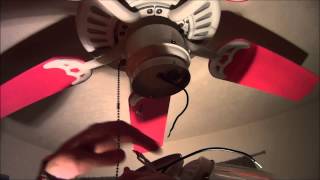 Ceiling fan light switch install [upl. by Marsland]