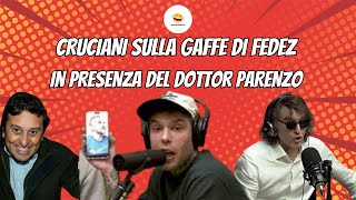 Cruciani prende in giro Parenzo per la gaffe di fedez al Muschio Selvaggio [upl. by Suiramad]