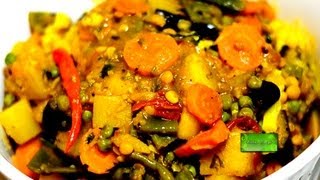 Mix Vegetable  Sabji  Bangladeshi Labra by Deebas Recipe Mix Veg Recipe  Mix Vegetable Sabzi [upl. by Nilsoj]