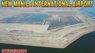 Bulacan Airport NEW MANILA INTERNATIONAL AIRPORT UPDATE 07032024 [upl. by Bartholemy]