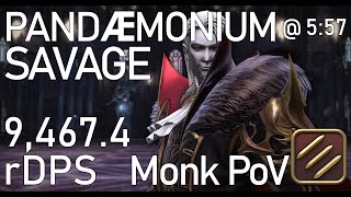 【FFXIV】P4s Hesperos Clear  557 Monk PoV 94674 rDPS [upl. by Ettevi564]