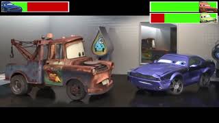 Cars 2 Bathroom Fight with healthbars [upl. by Pinelli]