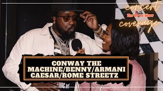 Conway the Machine Benny the Butcher Armani Caesar Rome Streetz interview [upl. by Maxwell]