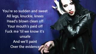 Marilyn Manson  Evidence Lyrics [upl. by Chassin]