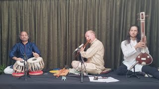 KEES VAN BOXTEL AND LATIF KHAN GAT IN RAAG CHARUKESI MATTA TAAL [upl. by Eahsat765]