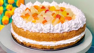 Crema De Fruta Layered Cake [upl. by Filahk907]