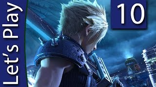 Lets Play Final Fantasy 7  100 FF7 Walkthrough  Escape from Shinra Building  Part 10 [upl. by Titos]