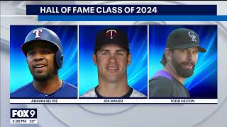 Joe Mauer elected to Hall of Fame live report [upl. by Hinkel]