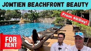 JOMTIEN ✅ BEACHFRONT ✅ PRICE ✅ 3 Great CONDOS for RENT [upl. by Susan]