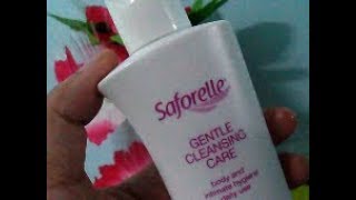 FAST REVIEW Saforelle Gentle Cleansing Care Body and Intimate Wash [upl. by Akimat420]