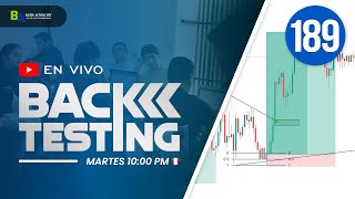 Backtesting 189  Estrategias de trading en Forex [upl. by Latterll]