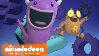 quotRobot and Monsterquot Theme Song HD  Episode Opening Credits  Nick Animation [upl. by Tiana]