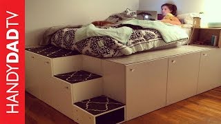 IKEA Hack Platform Bed DIY [upl. by Ramas]