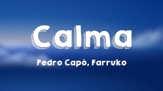 Calma  Pedro Capó Farruko Lyrics Version [upl. by Salema]