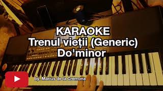 Trenul vieții  KARAOKE [upl. by Klenk582]