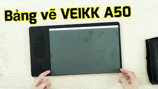 Bảng vẽ giá rẻ VEIKK A50 chỉ 850k liệu có nên mua  Có lỗi kết nối gì không [upl. by Bennie405]