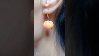 Earrings made from mandarins shorts mandarin fruit [upl. by Marquardt]