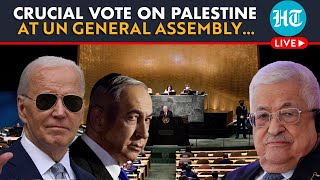 LIVE UNGA Votes On Resolution Granting Palestine New Rights Reviving UN Membership Bid  GazaWar [upl. by Assirrem895]