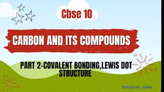 Covalent bonding  Lewis dot structure [upl. by Boar]