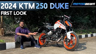 2024 KTM 250 Duke  More Powerful amp Better Now  MotorBeam [upl. by Jakoba]