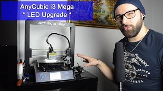 AnyCubic i3 Mega LED Upgrade Tutorial HD [upl. by Wennerholn]