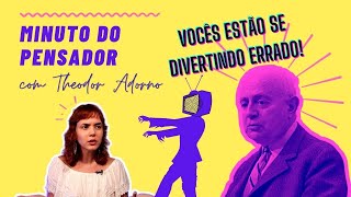 Minuto do Pensador  Theodor Adorno [upl. by Katherin116]