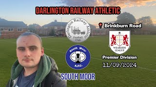 FASTEST GOAL I’VE EVER SEEN  Darlington Railway Athletic v South Moor 110924 [upl. by Devaj27]