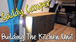 Caddy Camper Pt7  Building The Kitchen Unit [upl. by Latreese]