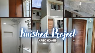 Finished project  Apec Homes  End Lot Unit  Paragon Village [upl. by Aryas982]