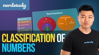 Classification of Numbers Natural Whole Integers Rational Irrational Real  Nerdstudy [upl. by Aloel39]