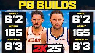 Best PG Builds for ProAm amp Rec NBA 2K25 [upl. by Laresa594]