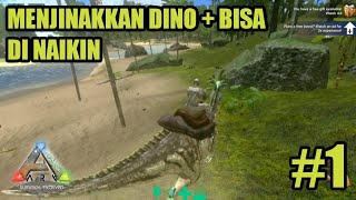 ARK Survival Evolved Mobile  Cara Menangkap Menjinakkan amp Menunggangi Dinosaurus [upl. by Neltiac]