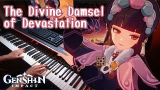 The Divine Damsel of DevastationGenshin Impact 24 Cutscene PV Piano Arrangement [upl. by Lewan269]