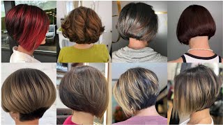 Top Elegant Short Bob HaircutsWoman Short Bob Haircuts Stylish 2024 [upl. by Jemie]