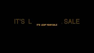 Its LEAP YEAR SALE😎 wanderlooms lifeisanadventure [upl. by Samaria]