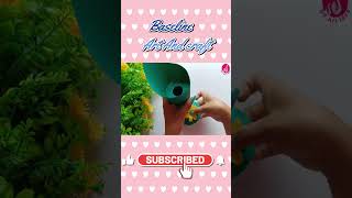 DIY Paper Flower vase  Baseline Art And Crafts [upl. by Harriman]