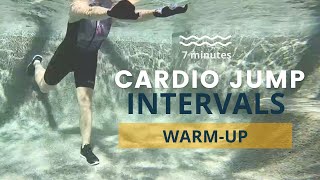 Water Aerobics Workout Cardio Jump Intervals  Cardio Aerobics Series [upl. by Yorgerg252]