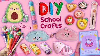 11 DIY Best School Crafts  BACK TO SCHOOL HACKS  Easy and Cute School Supplies diy schoolcrafts [upl. by Longtin]