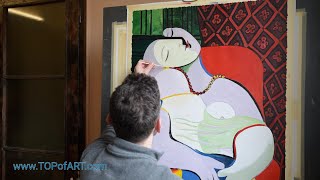 The Dream  Pablo Picasso  Fine Art Reproduction Oil Painting [upl. by Rotsen753]