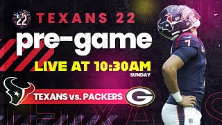 Texans VS Packers PREVIEW Texans 22 pregame show [upl. by Anawal114]