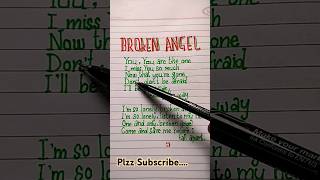 BROKEN ANGEL🥀💔ARASH amp HELENAenglishtrendingsong shortsviraltrendinglyrics [upl. by Ardeahp879]