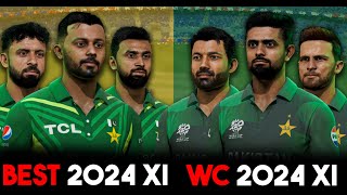 WHAT IF Pakistan Play Againts Not Playing WC 2024 XI  Cricket 24 [upl. by Clerc]