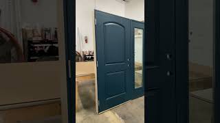 2 Panel Arch Top Exterior Impact Entry Door Model IR711 Plastpro with Custom Paint [upl. by Shae]