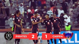 Salengs LastMinute Goal Secures Pirates 21 Win Over Chippa [upl. by Nnylhsa]