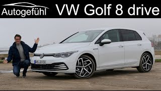 VW Golf 8 FULL REVIEW driving the allnew Mk8 2020 15 TSI DSG  Autogefühl [upl. by Eaneg]